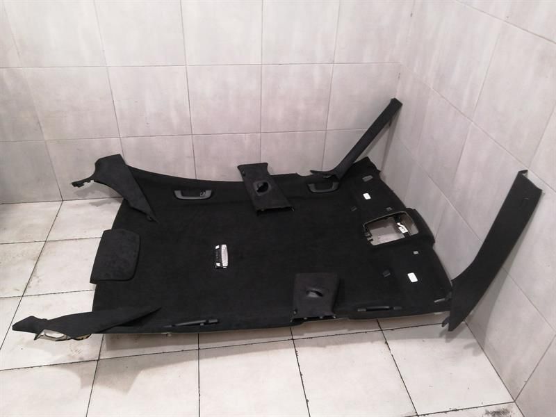BMW 5 F90 G30 M5 Roof Lining 8069375 Alcantara Black Black Headliner SUEDE