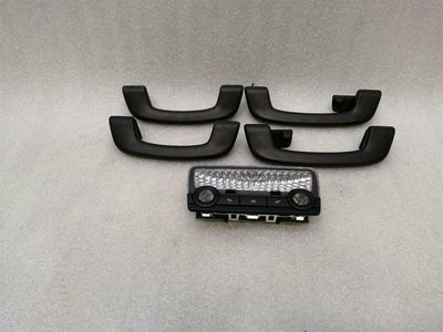 BMW 5 F10 melns iekšējā roktura komplekts + kupola apgaismojums 51168052676 roktura melns komplekts