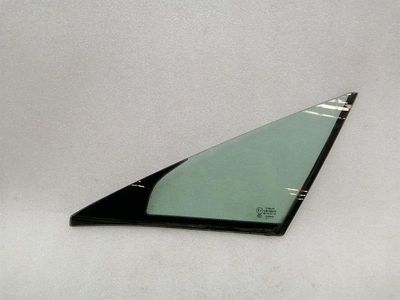 Aston Martin Vantage V8 kreisais priekšējais 1/4 stikla 6G33-C21411-CA durvju stikls 1/4 priekšējais