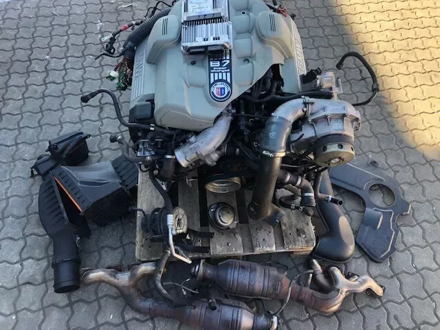 BMW ALPINA B7 E65 COMPLETE ENGINE ENGINE B7 500PS H1 SUPERCHARGED SET V8 E60