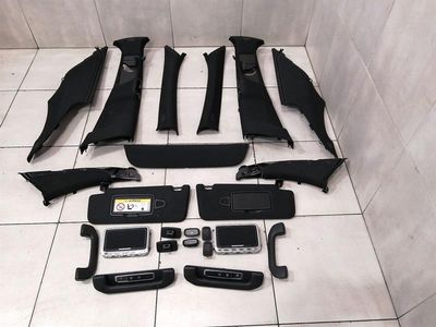 MERCEDES S63 AMG W222 A2226900125 BLACK BLACK HEADLINER PARTS SET ROOF LINING