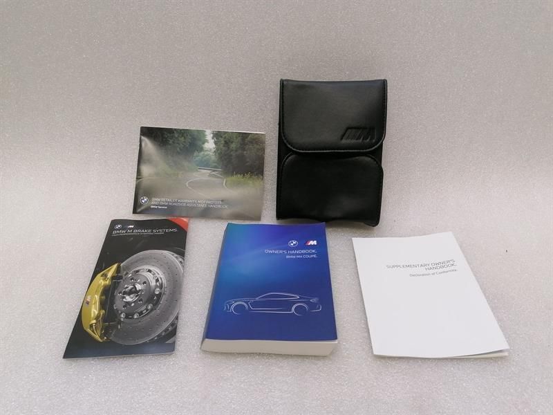 BMW 4 M4 G82 G22 2983446 service booklet manual