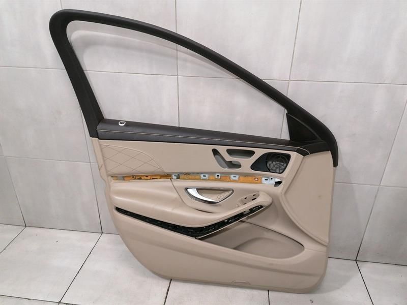 Mercedes W222 Door Card Front A2227207900 Right Hand Drive RHD 8R01 Designo Leather