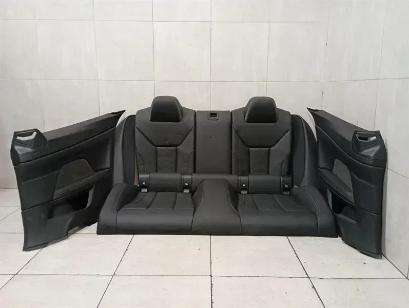 BMW 4 M4 G82 G22 Seat M4 Rear Seat Rear Seats Set Leather Black Rear Seat Bench