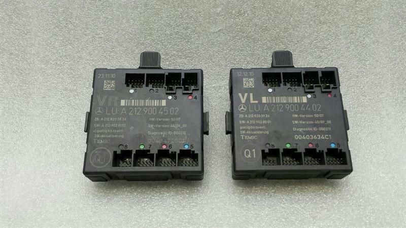 Mercedes E Class W212 Door Module Set of 2 A2129004502 ECU Set