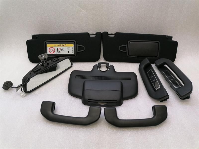 Mercedes S-Class W222 Sun Viewfinder + Mirror Set A2228100210 Sun Bezel Black