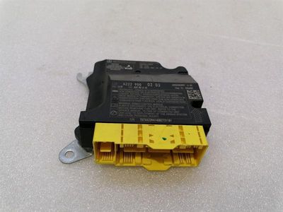 Mercedes S klases W222 drošības modulis ECU A2229000203 gaisa vadības bloks SRS