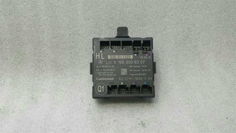Mercedes GL X166 rear left door module A1669006307 door control unit rear left