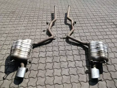 Mercedes E350 AMG PACK DIESEL W207 izplūdes klusinātājs A2074906121 izplūdes gāze OM642 V6