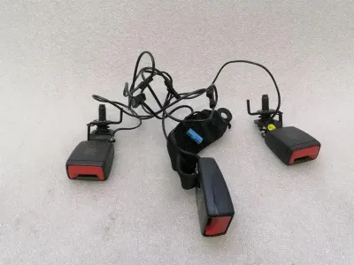 Porsche Taycan 9J rear belt buckle set 9J1857753B belt buckle rear set