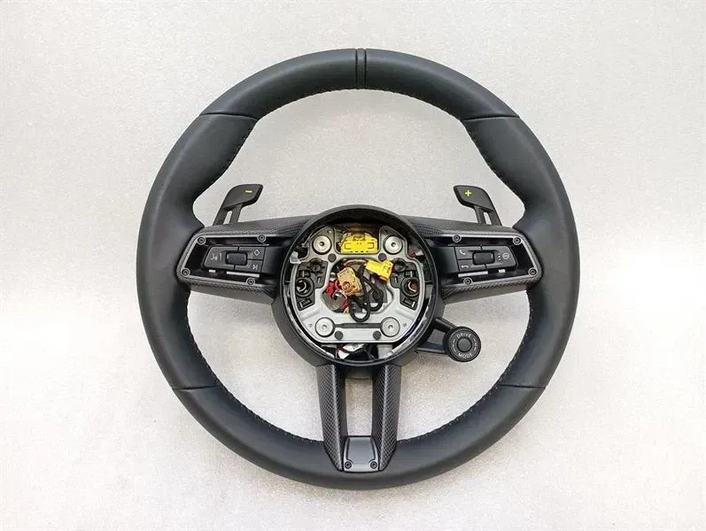 36CM PORSCHE 992 911 GT3 CARBON TRIM PDK Weissach Paddles Steering Wheel