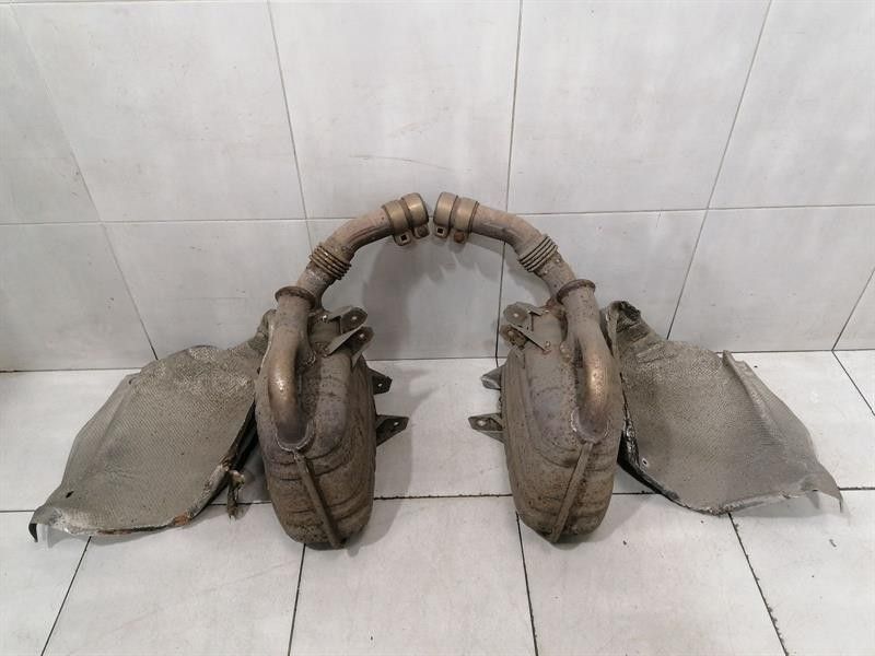 Porsche 911 996 exhaust silencer set 99611113257 exhaust muffler set