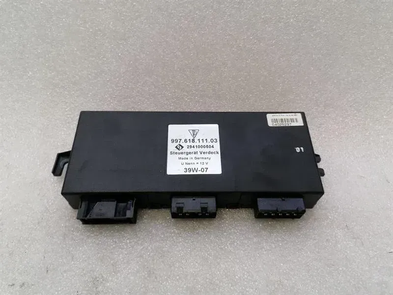 Porsche 911 997 convertible roof control module 99761811103 hood control unit