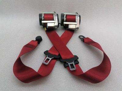 Porsche Cayman 981 front seat belt 98180303303 red red seat belt belt front