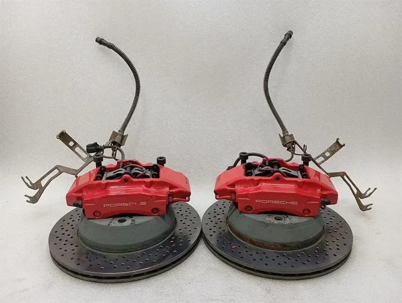 Porsche Cayman 981 Rear Brake Set 98135205110 Brake Caliper Rear GTS Red Brembo