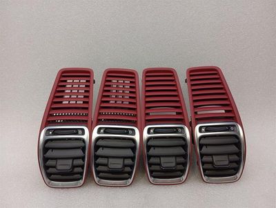 Porsche Cayman 981 Zestaw nawiewów 98155213104 Zestaw dysz wentylacyjnych GARNET RED