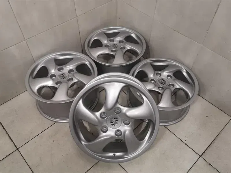 Porsche Boxster 986 Alloy Wheel Set 98636212400 Alloy Rim 8.5JX17 and 7Jx17