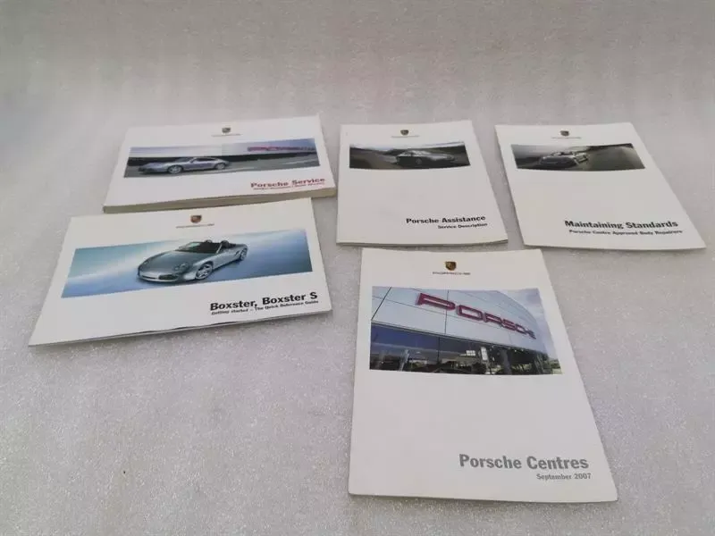 PORSCHE BOXSTER 987 SERVICE BOOKLET / MAINTENANCE MANUAL