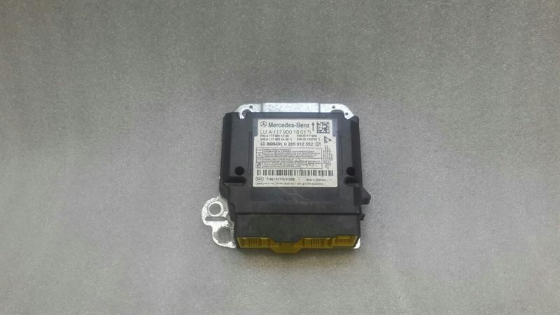 Mercedes A Class W176 Safety Module ECU A1179001801 Air Control Unit SRS CLA B