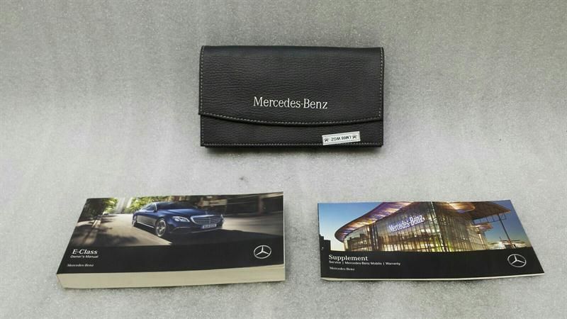 Mercedes E Class W213 Manual Service Booklet Car Maintenance Manual.