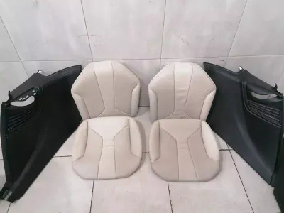 Комплект сидений BMW i8 для гибрида, сферическая отделка, кожа, перфорация/цвет слоновой кости