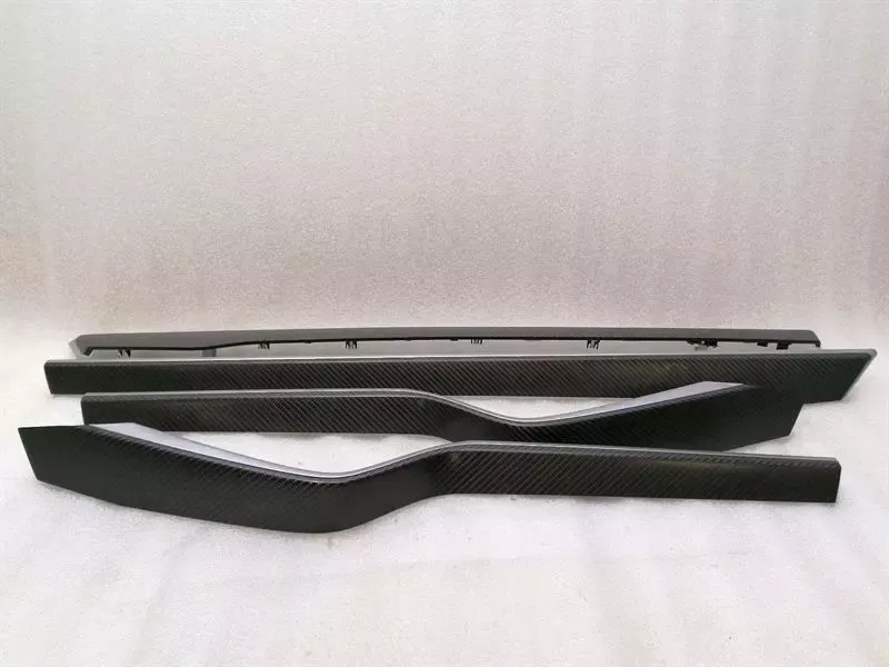 Tesla Model X 75D Door Carbon Veneer Set 1035812-11-B Strip Cover Set