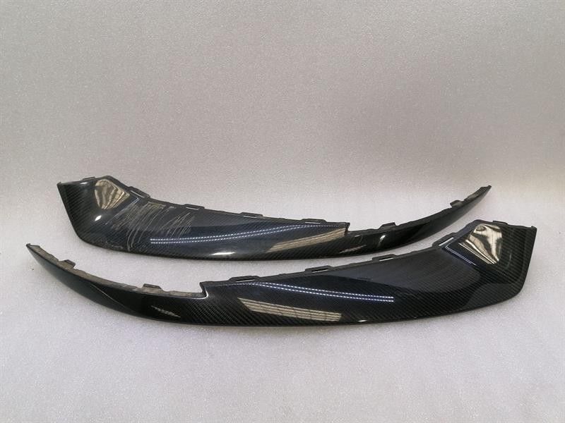 Porsche Taycan 9J damaged front spoiler carbon front set damaged 9J1807819