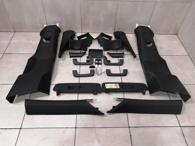 Porsche Taycan 9J Pillar Cover Set 9J1867244B Fairing Set 9J1867240