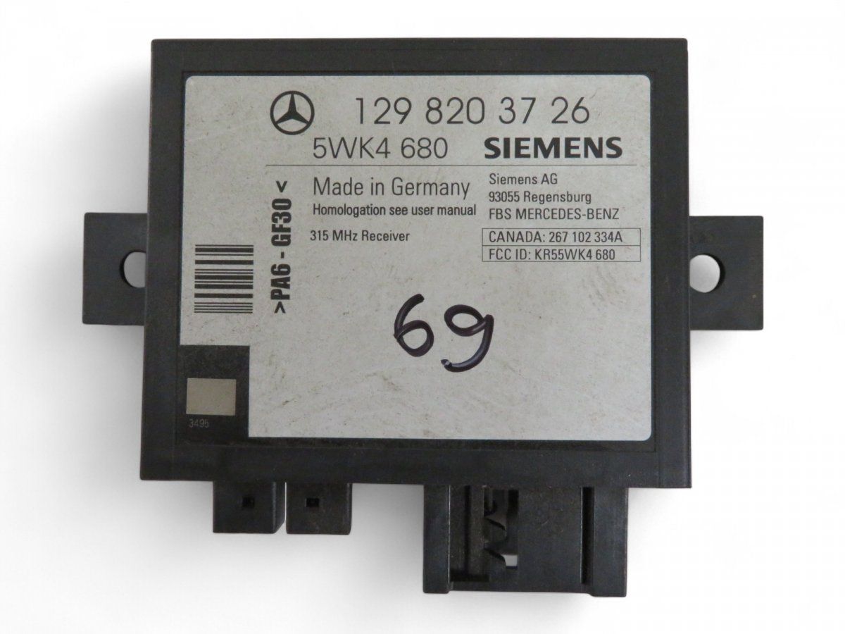 A1298203726 1298203726 Central Locking Control Unit MERCEDES-BENZ SL-CLASS (R129) (1989-2001)