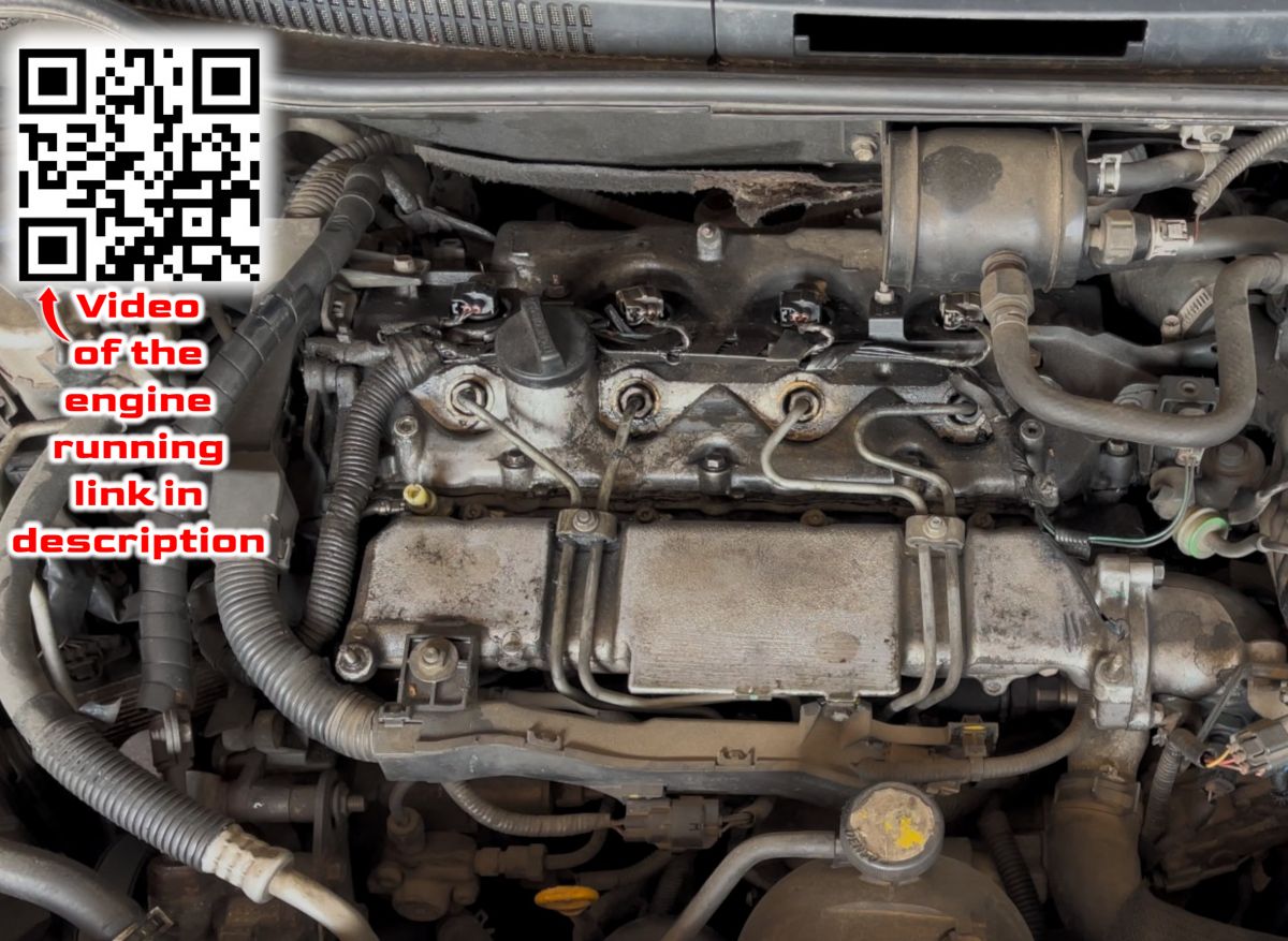 190000G010 1900027280 Engine TOYOTA COROLLA Verso II (AR10) (2004-2009)