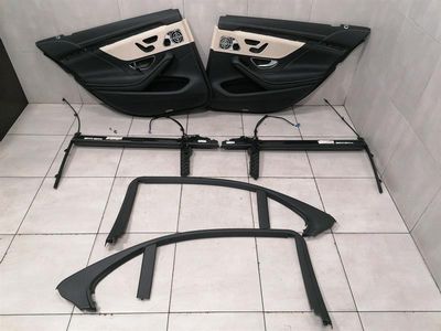 MERCEDES W222 Doorcard Rear Set A2227301902 Türverkleidung Hinten ROLLO SATZ LWB
