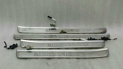 Mercedes S-Class W222 Door Sill Set A2226805335 Entry Bar Set LWB LED.