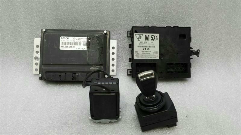 Porsche Cayman 987 997 Engine ECU 99761860800 Engine Control Unit Set