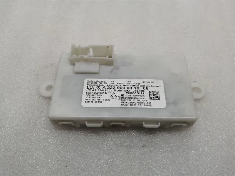 MERCEDES S-CLASS W222 ELECTRONIC MODULE KEYLESS-GO A2229000016 ECU