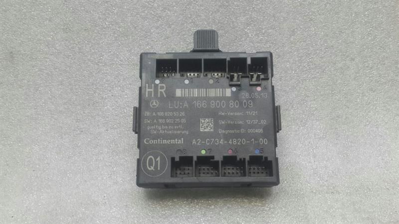 Mercedes ML W166 rear right door module A1669008009 door control unit rear RE.