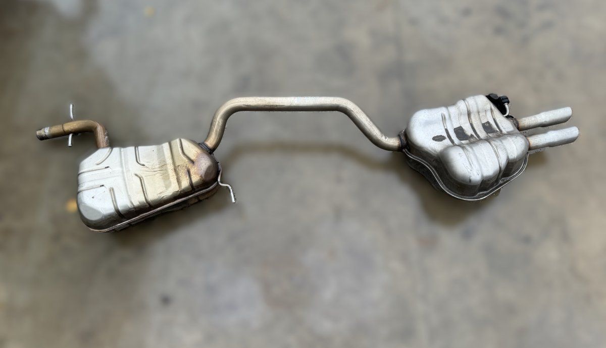 1K0253411BM 1K0120N Exhaust rear silencer (muffler) VW GOLF VI (5K) (2008-2013)