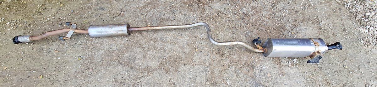 PSA4385Y Exhaust rear silencer (muffler) PEUGEOT 2008 I (A94) (2013-2019)