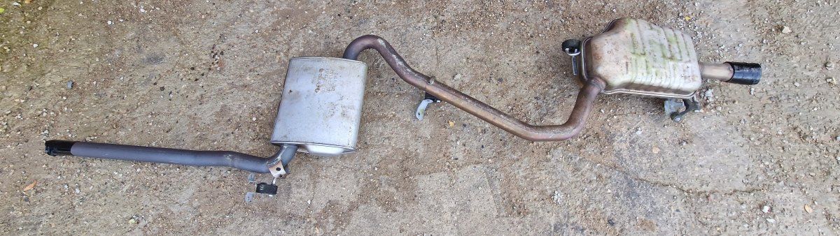 850253411 8E0253611 Exhaust rear silencer (muffler) AUDI A4 (B7) (2004-2008)