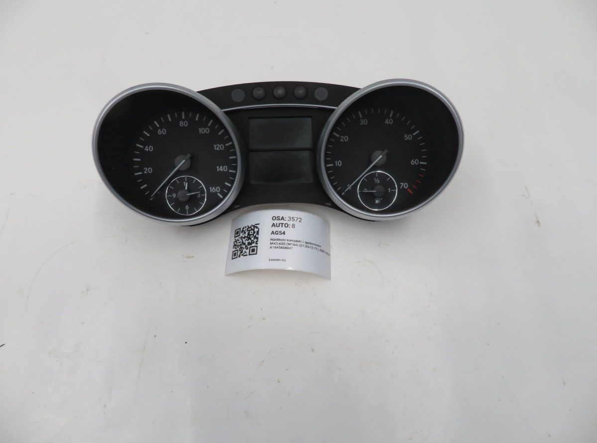 A1645404847 A1645408847 A1645402447 A1645404047 A1645403247 Instrument Cluster MERCEDES-BENZ ML-CLASS (W164) (2005-2011)