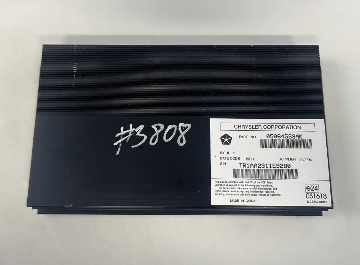 05064533AK Audio amplifier JEEP GRAND CHEROKEE IV (WK, WK2) (2010-2021)