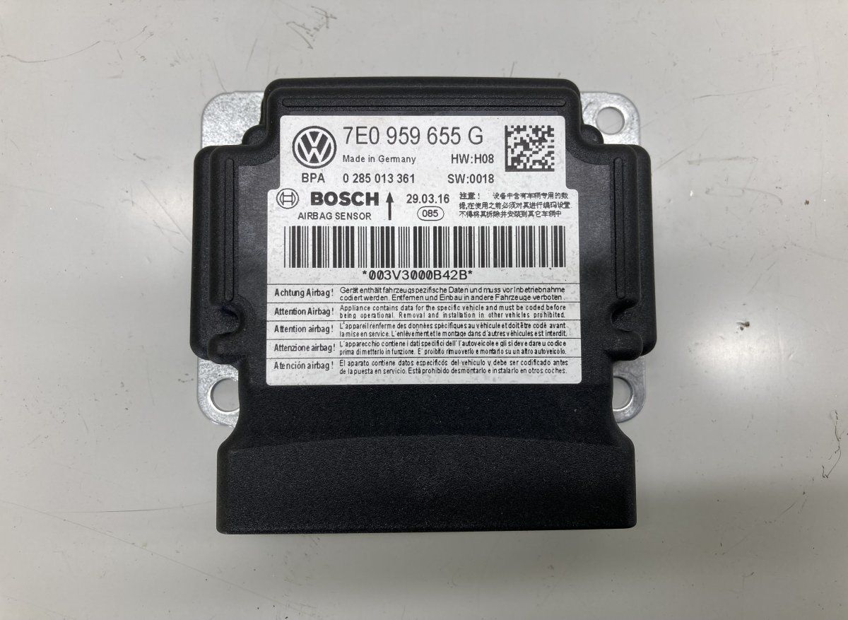 7E0959655G Airbag Control Unit VW TRANSPORTER T6 / MULTIVAN (SG, SF) (2015-)