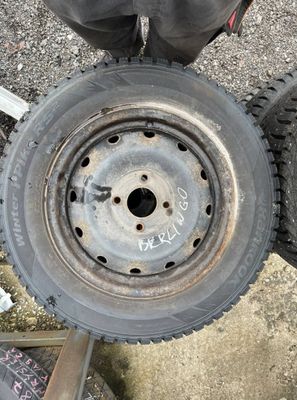 5.5JX14 ET24 D65.1 4X108 Zestaw felg z oponami 4 szt. CITROËN BERLINGO I, II (1996-2009)