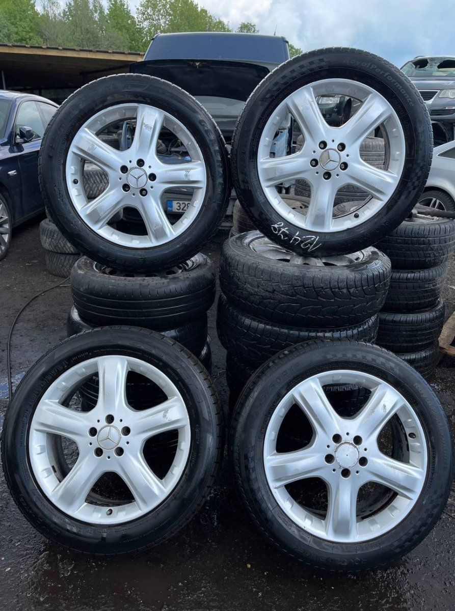 8JX19 ET60 D66.6 5X112 Rim set With Tyres 4 pcs MERCEDES-BENZ ML-CLASS (W164) (2005-2011)