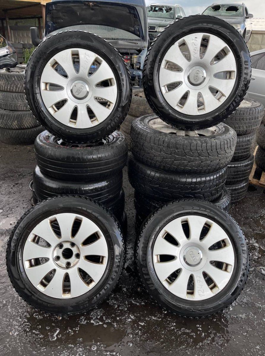 7JX16 ET42 D57.1 5X112 Rim set With Tyres 4 pcs AUDI A4 (B7) (2004-2008)