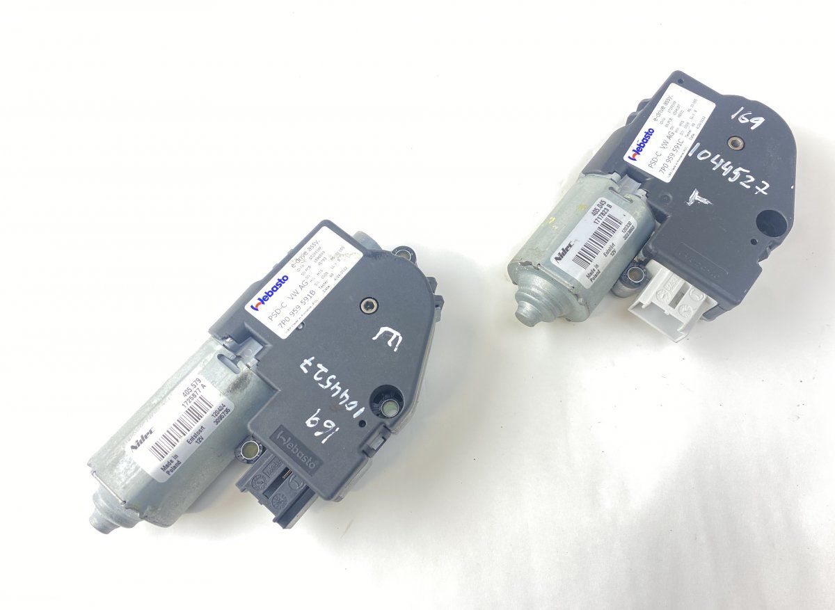 7P0959591B 7P0959591C Sun roof motor set PORSCHE CAYENNE II (2010-2017)