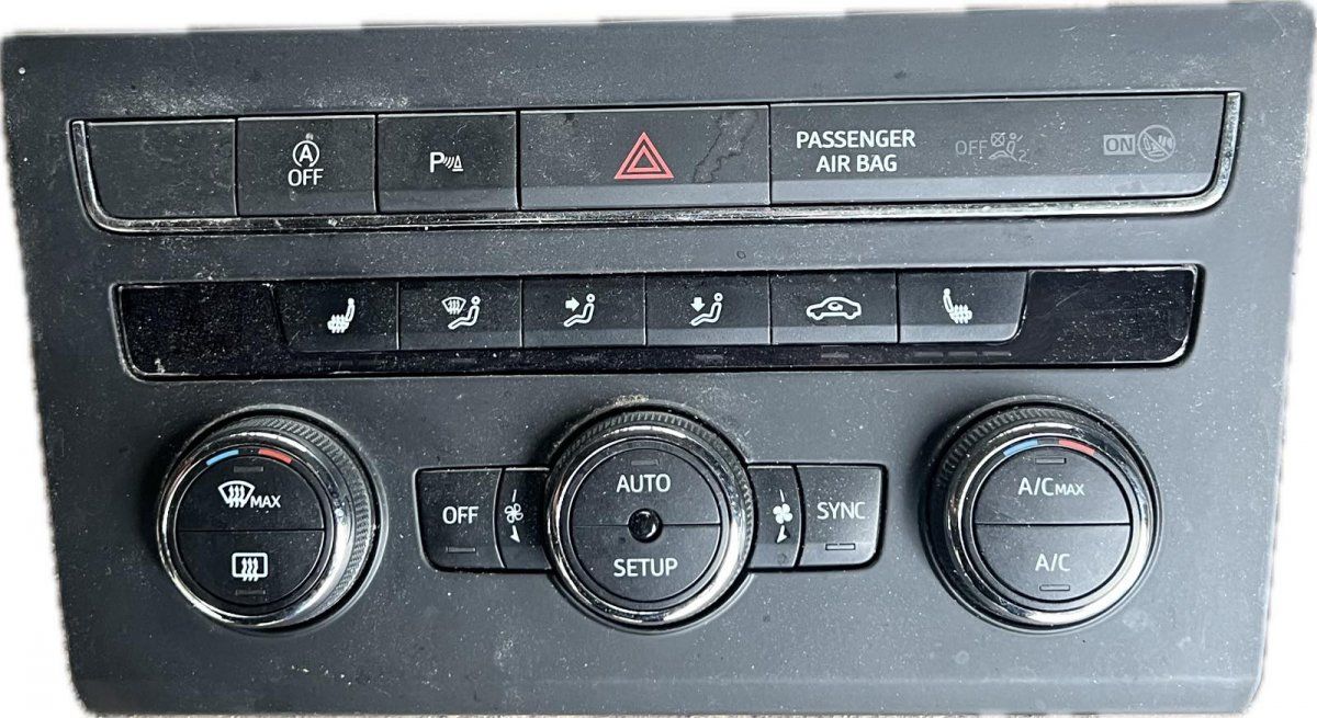 5F0907044J Heater control panel SEAT LEON (5F) (2012-2020)