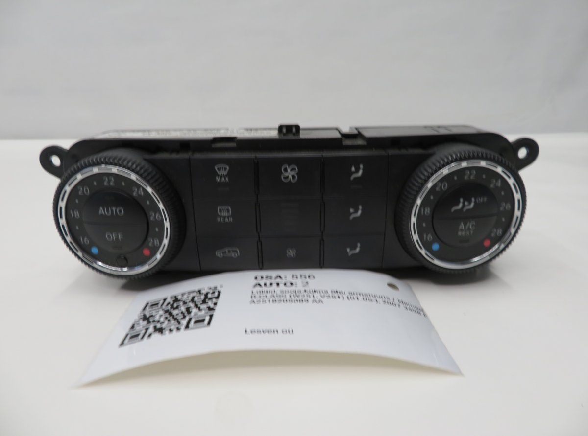 A2518209989 2518209989 A2518208189 2518208189 Heater control panel MERCEDES-BENZ R-CLASS (W251) (2006-2013)