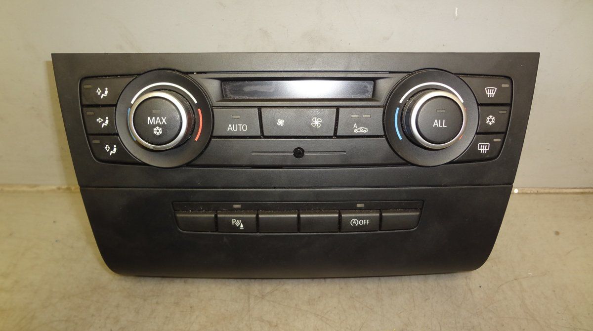 9250394 Heater control panel BMW 1 (E81, E82, E87, E88) (2003-2013)
