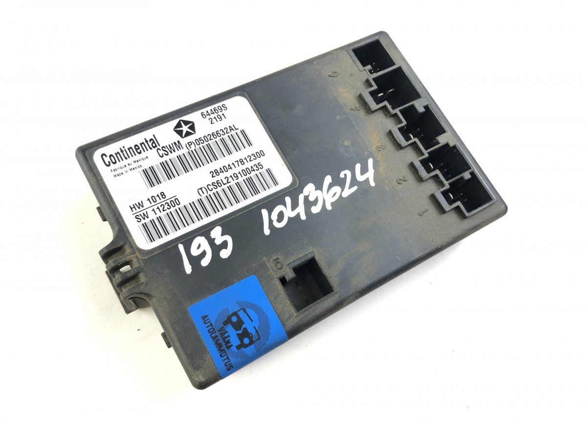 5026632AL Seats control unit JEEP GRAND CHEROKEE IV (WK, WK2) (2010-2021)