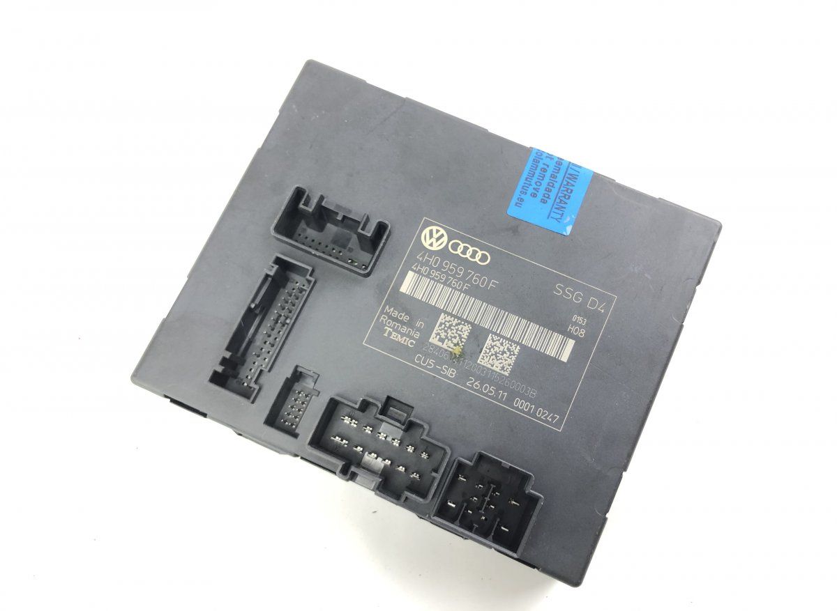 4H0959760F Seats control unit AUDI A8 (4H) (2009-2017)